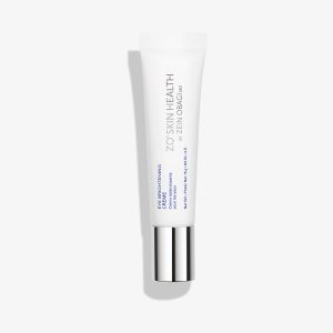 A tube of skin care product on top of white background.